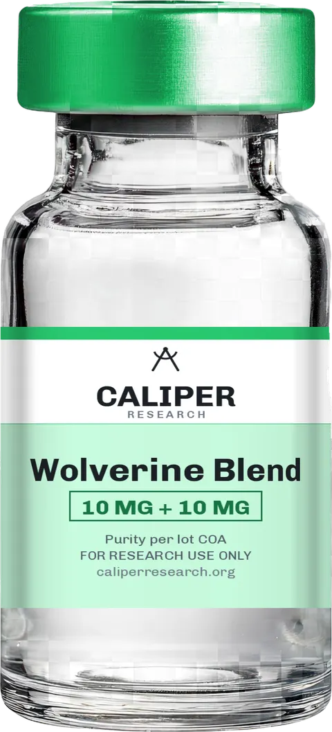 Wolverine Blend 10 mg + 10 mg research vial — Caliper Research